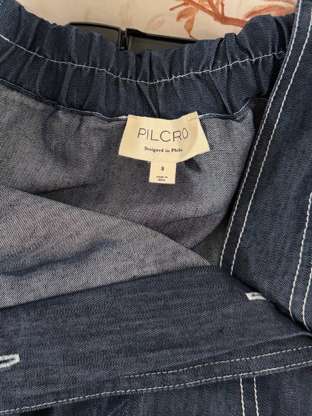 Pilcro Side-Slit Denim A-Line Midi Skirt - Picture 11 of 13